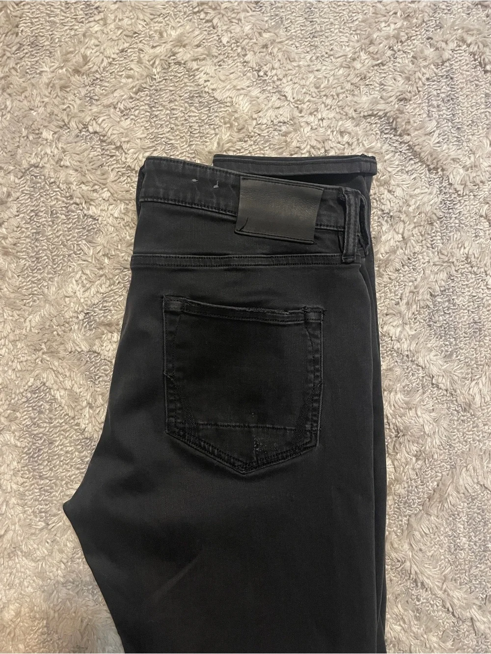 AllSaints Black Slim Men's Jeans